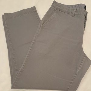 J. Crew Men’s khaki pants- gray